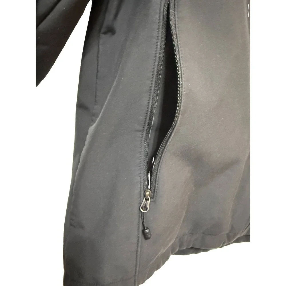 The North Face Cintas Mens Large Black Apex Barrier Softshell Fleece Jacket L